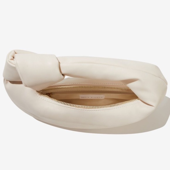 NWT Melie Bianco Alexandra Top Handle Bag in Cream - Picture 3 of 5